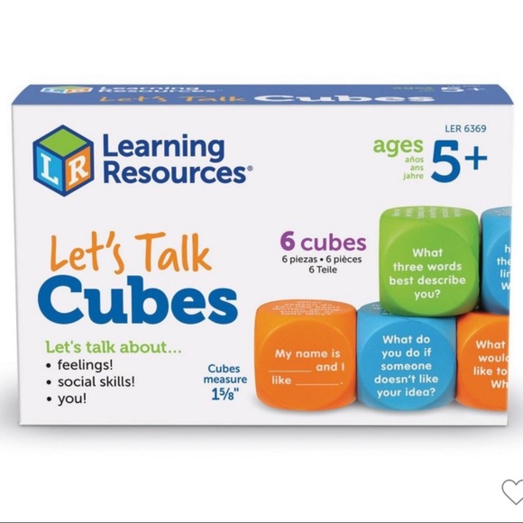 Learning Resources Other - NWT Let’s Talk Cubes Learning Resource